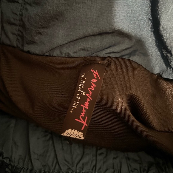 Free People Way Home Shorts M Teal EUC - Picture 2 of 6